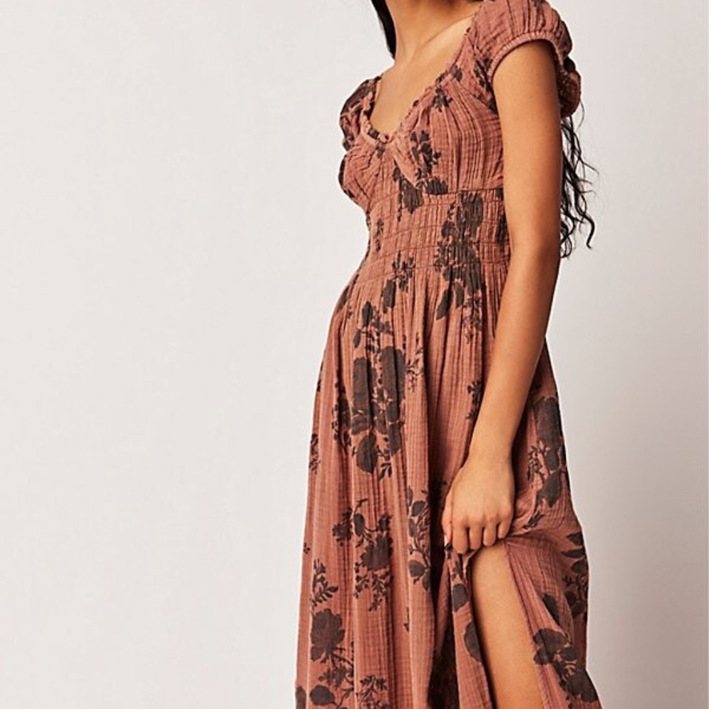 Free People Forget Me Not MIDI Dress